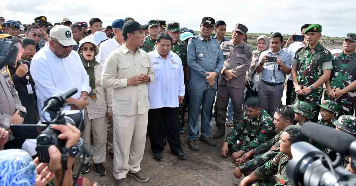 Mentan RI Lakukan Kunker dan Tinjau Titik Lokasi Kegiatan Optimalisasi Lahan
