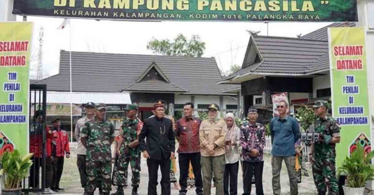 Pj Wali Kota Palangka Raya Dukung Kelurahan Kalampangan Jadi Kampung Pancasila