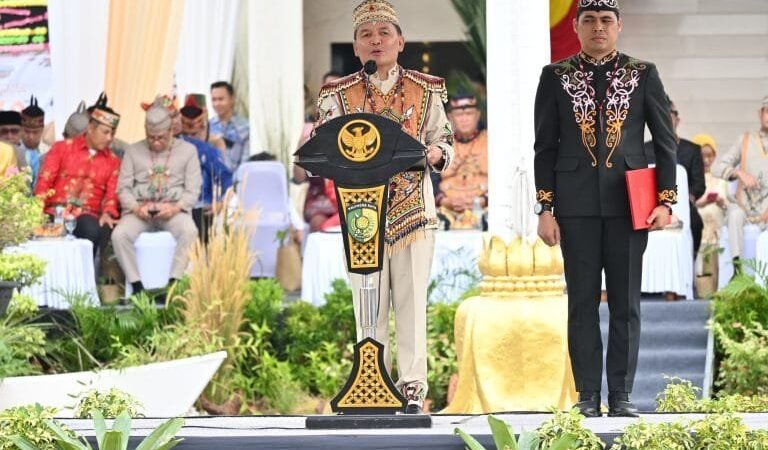 Bupati Murung Raya Hadiri Upacara Peringatan Hari Jadi Ke-68 Kota Palangka Raya