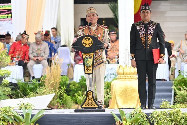 Bupati Murung Raya Hadiri Upacara Peringatan Hari Jadi Ke-68 Kota Palangka Raya