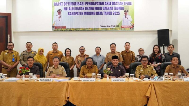 Bupati Mura Rakor Pendirian BUMD Bersama Kemendagri