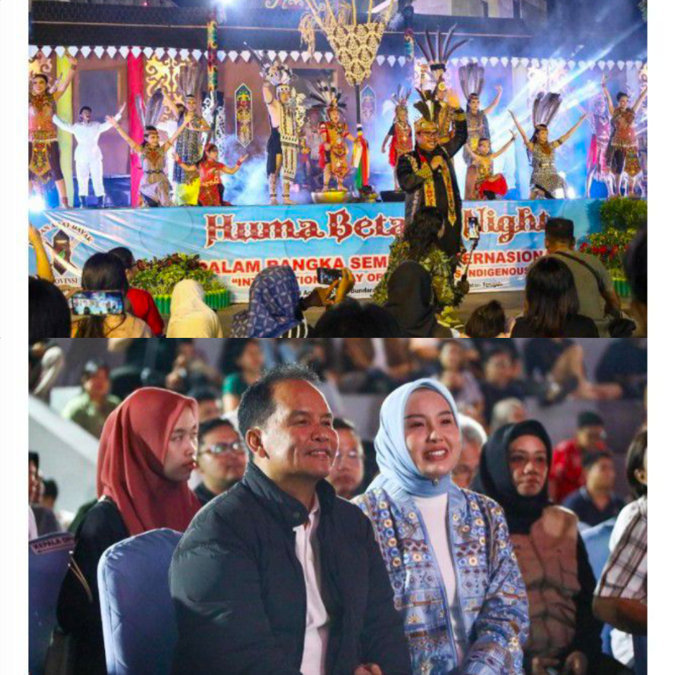 Meriah, Huma Betang Night Volume 11 Hadirkan Delegasi Dayak se-Kalimantan dan Perwakilan Malaysia