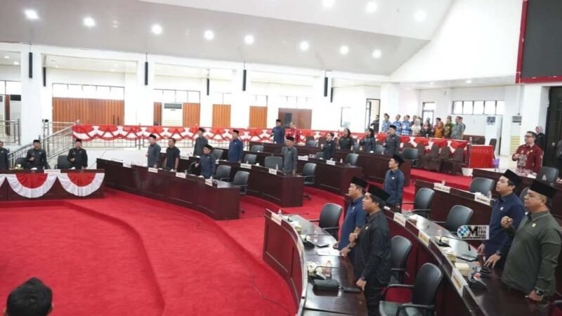 Rapat Paripurna ke-4 Masa Sidang II Tahun 2025 DPRD Kabupaten Murung Raya