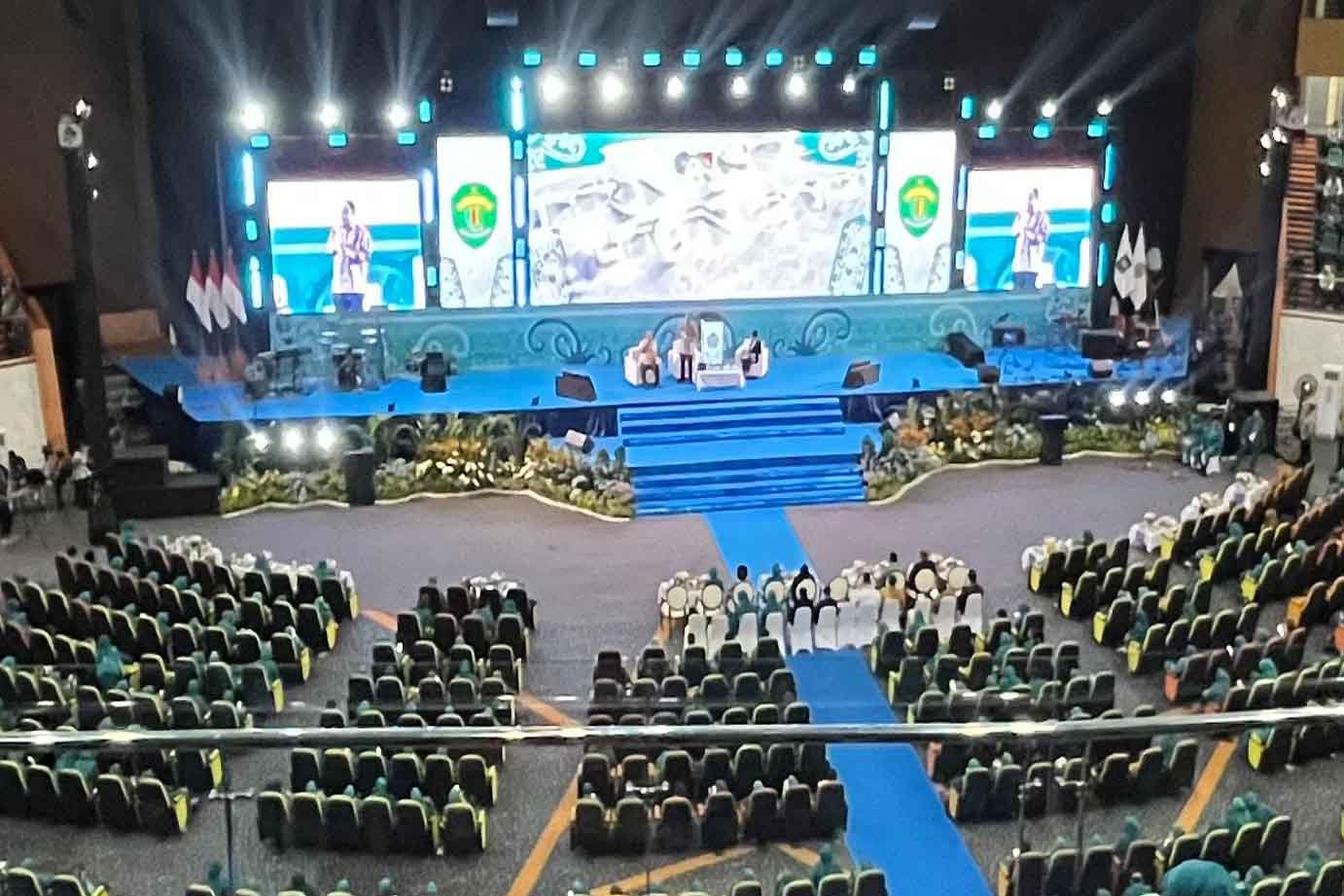 Ketua TP-PKK Mura Hadiri Peringatan HKG PKK ke-53 dan Rakernas X PKK