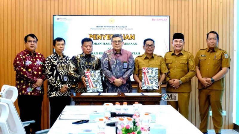 Bupati Heriyus Terima WTP dari BPK Perwakilan Provinsi Kalimantan Tengah