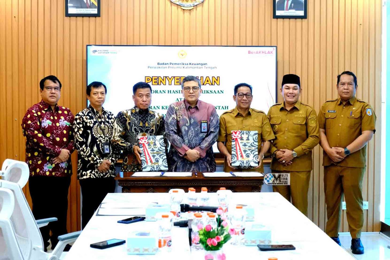 Bupati Heriyus Terima WTP dari BPK Perwakilan Provinsi Kalimantan Tengah