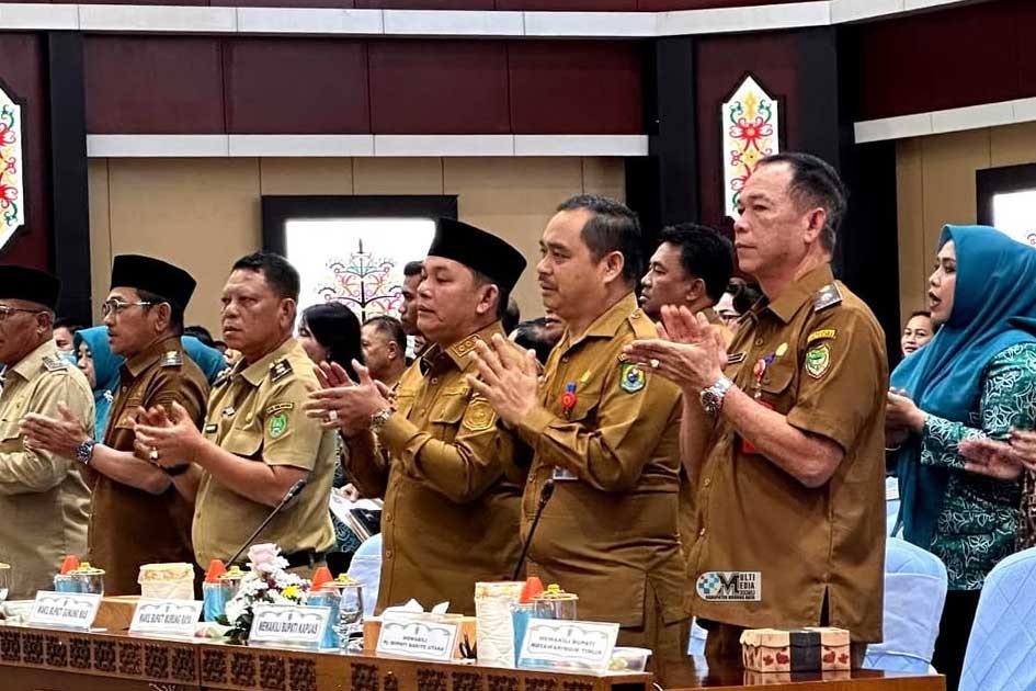 Wabup Mura Hadiri Rakor Percepatan Penurunan Stunting se-Kalteng