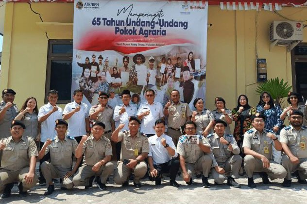 Plt. Sekda Pimpin Peringatan Hari Agraria dan Tata Ruang Tingkat Kabupaten Mura