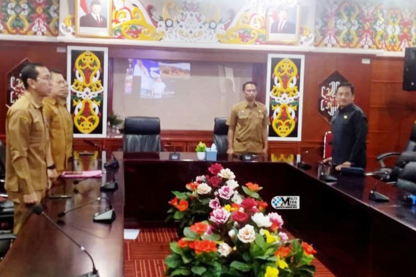 Pemkab Mura Ikuti Rapat Rutin Pengendalian Inflasi Secara Virtual Bersama Kemendagri