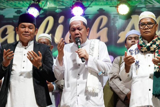 Wakil Bupati Mura Rahmanto Muhidin Hadiri Tabligh Akbar Mangkahui Bersholawat