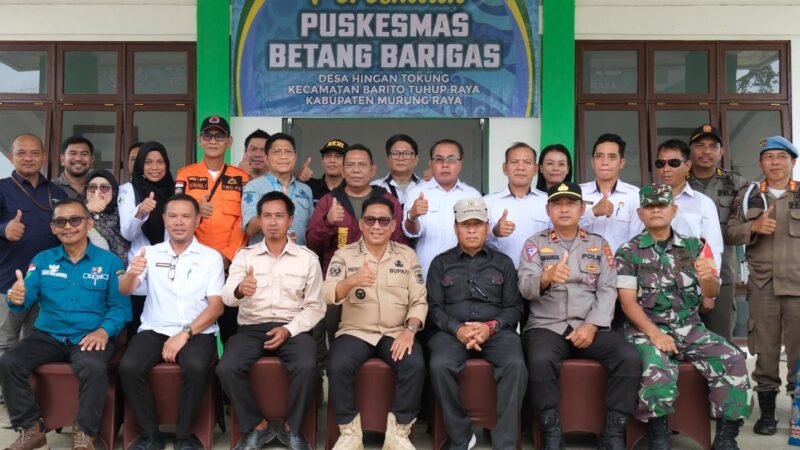 Resmikan Puskesmas Betang Barigas, Bupati Ajak Seluruh Masyarakat Manfaatkan Fasilitas