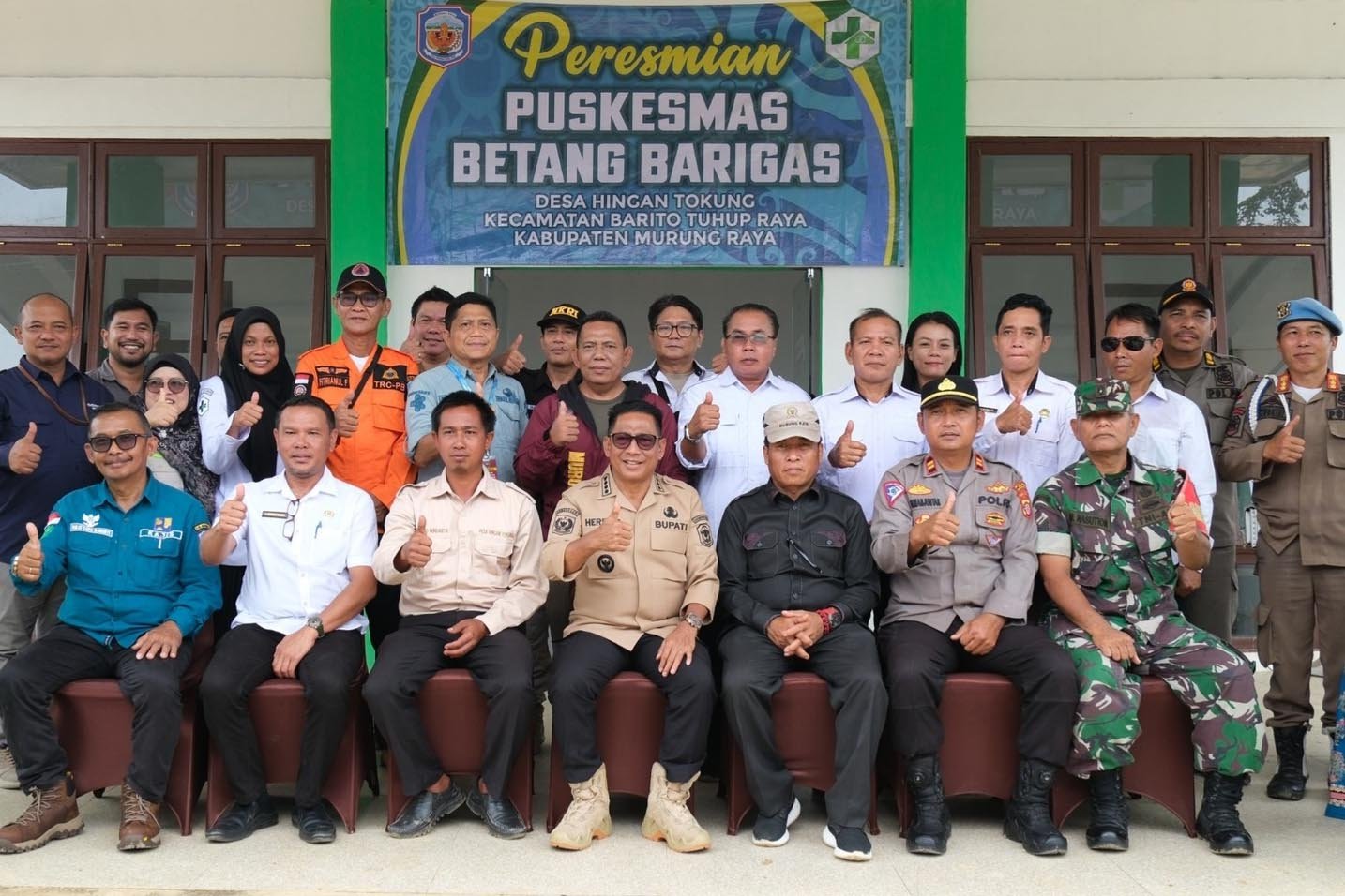 Resmikan Puskesmas Betang Barigas, Bupati Ajak Seluruh Masyarakat Manfaatkan Fasilitas