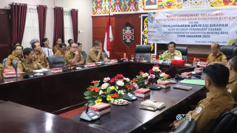 Pemkab Mura Gelar Rakor Pemanfaatan Aplikasi SiSAPAN