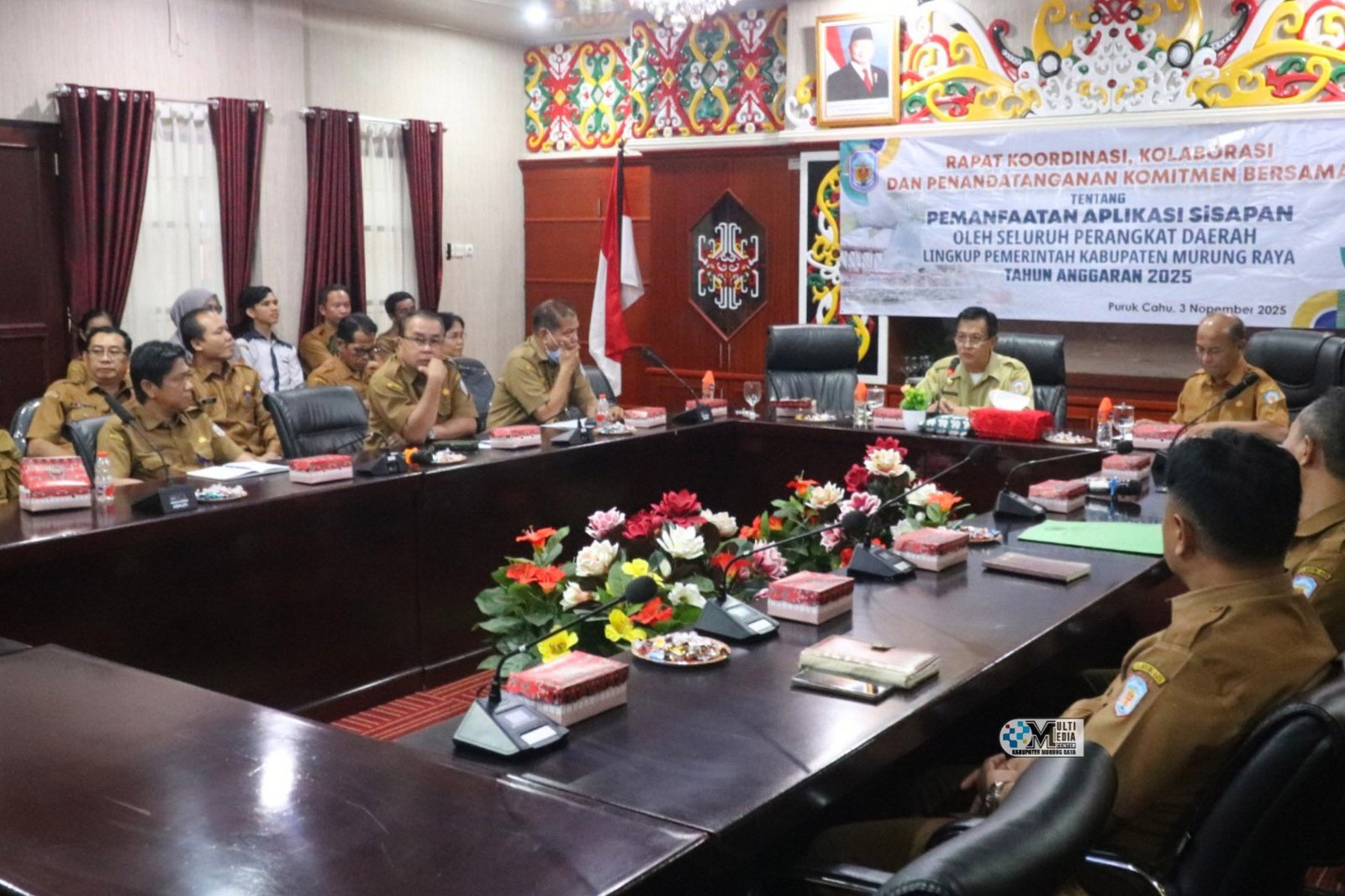 Pemkab Mura Gelar Rakor Pemanfaatan Aplikasi SiSAPAN