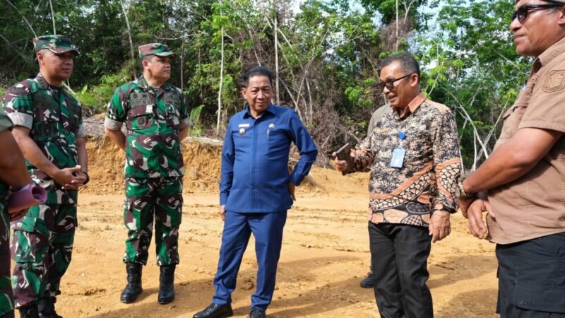 Bupati Mura Lakukan Peninjauan Pembangunan Batalyon Infanteri Teritorial