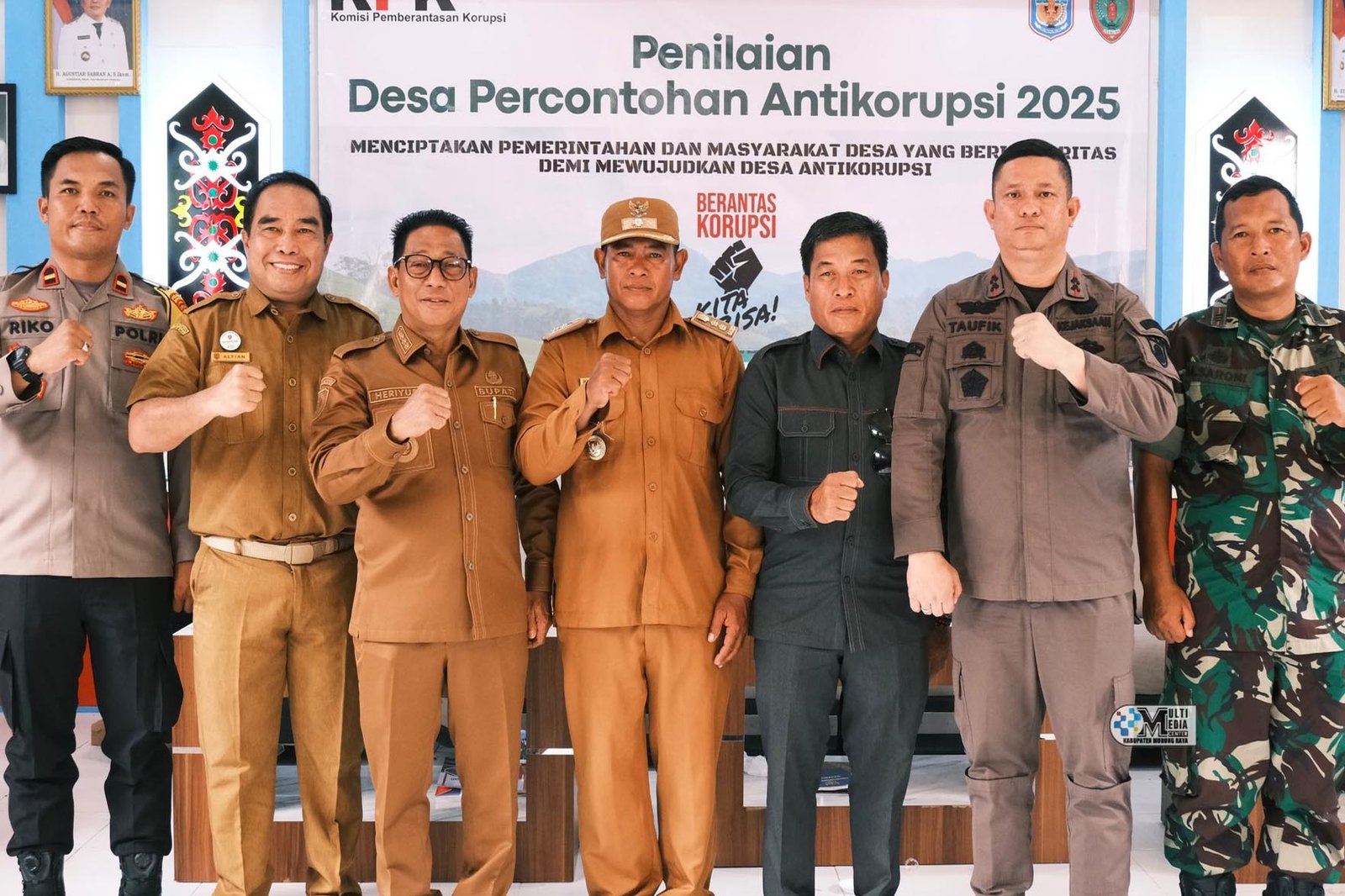Hadiri Penilaian Desa Percontohan Anti Korupsi, Bupati Katakan Desa Adalah Ujung Tombak Pelayanan Publik