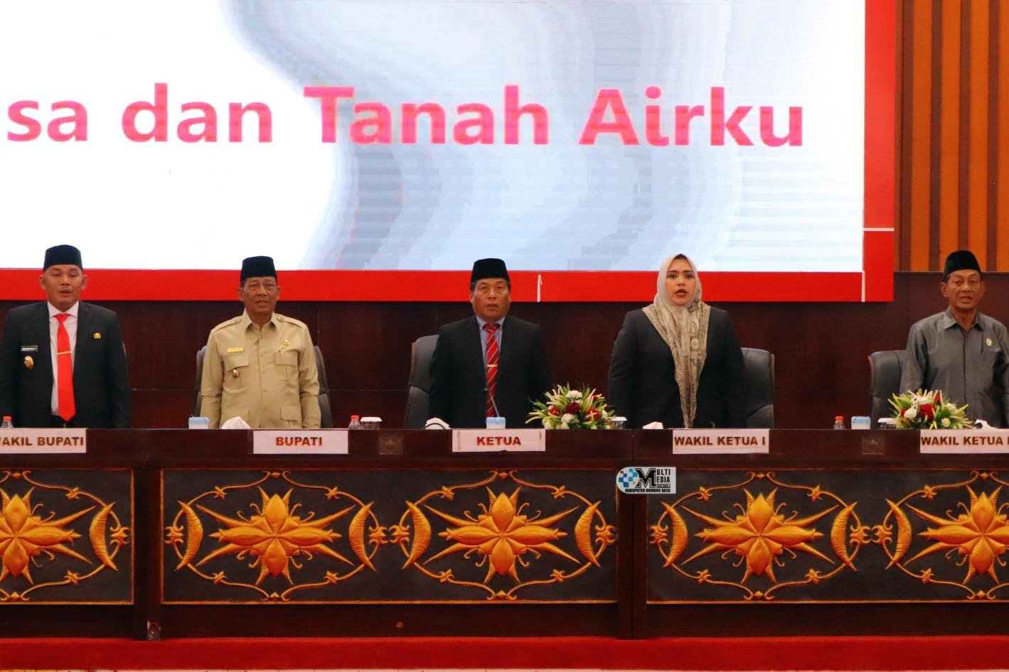 Hadiri Rapur, Bupati Mura Sampaikan Tanggapan Pemandangan Umum Fraksi