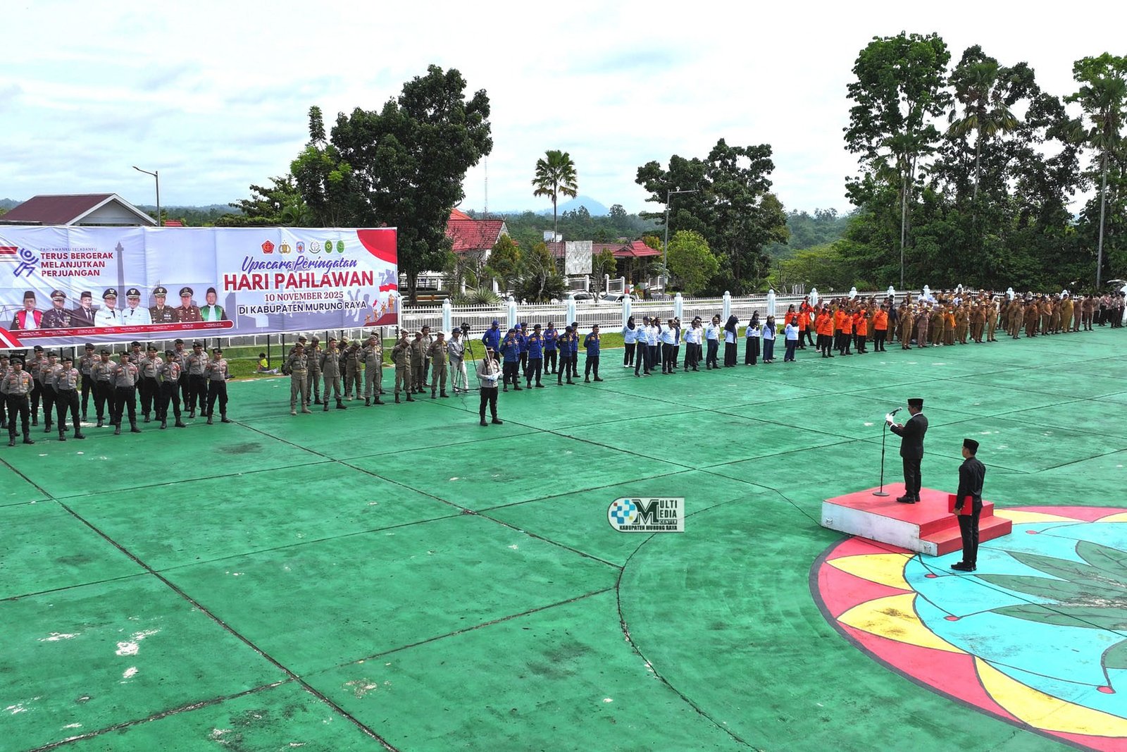 Bupati Murung Raya Inspektur Upacara Peringatan Hari Pahlawan