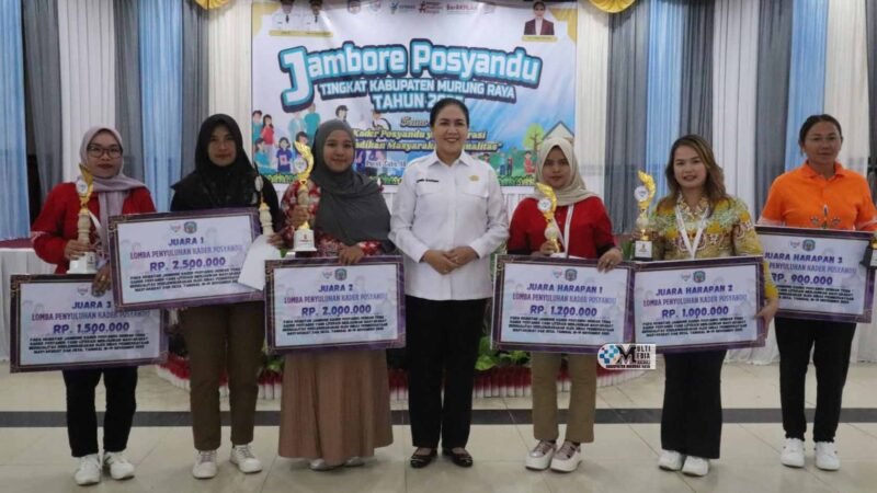 Penutupan Jambore Kader Posyandu 2025 Tingkat Kabupaten Murung Raya