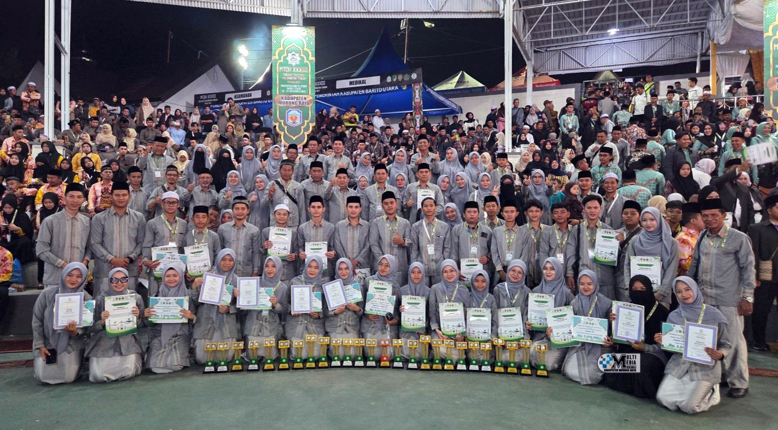 Wakil Bupati Mura Hadiri Penutupan MTQH XXXIII di Muara Teweh