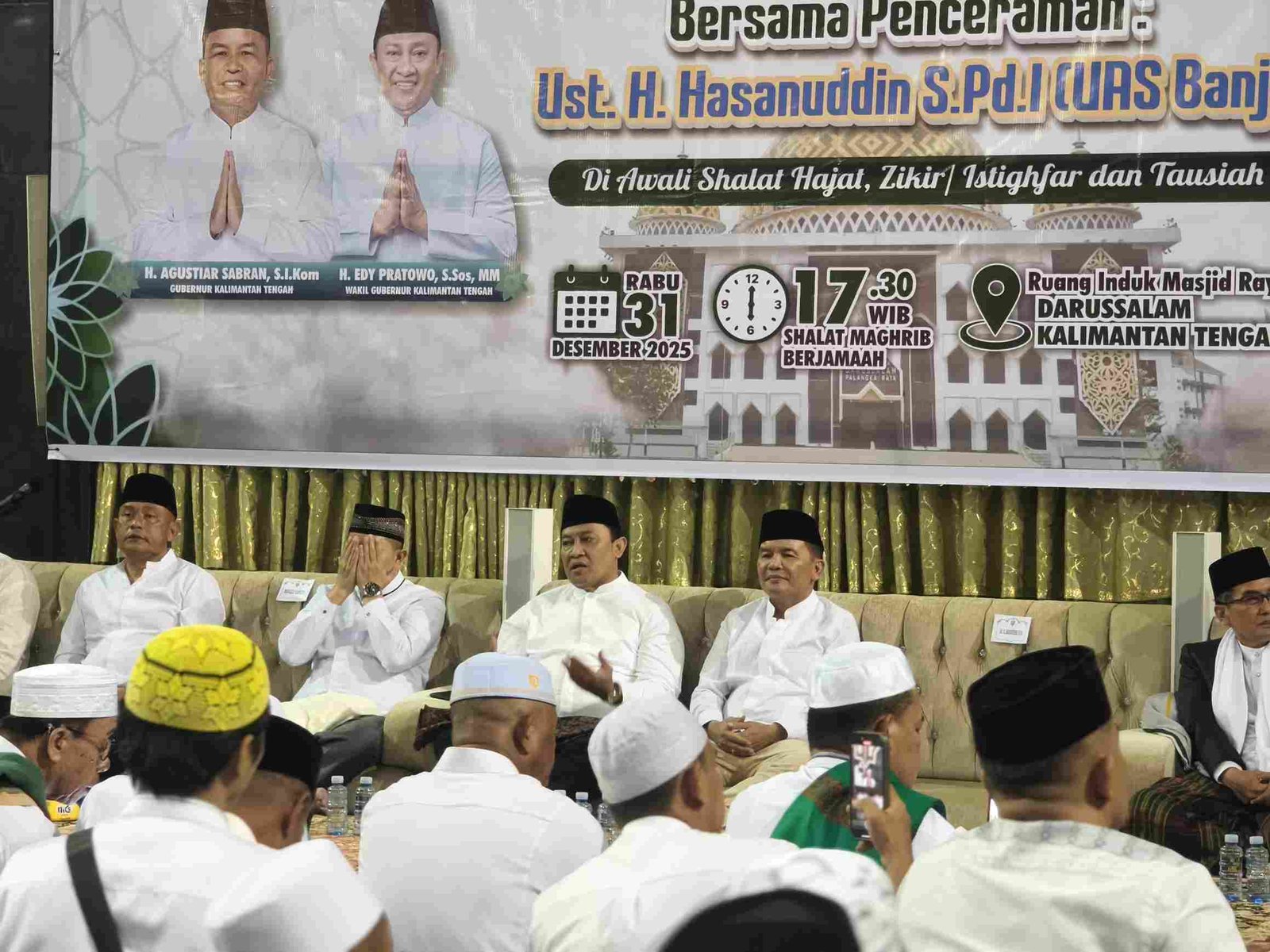 Gubernur Hadiri Peringatan Isra’ Mi’raj dan Muhasabah Sambut Tahun Baru 2026