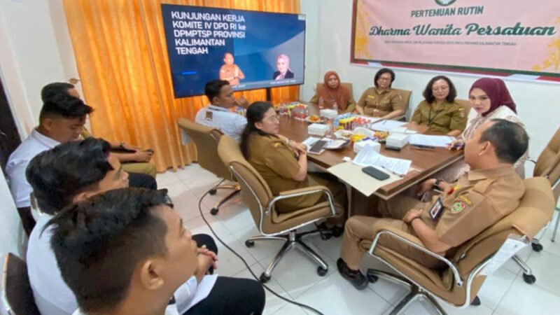 DPMPTSP Kalteng Terima Kunker Anggota DPD RI