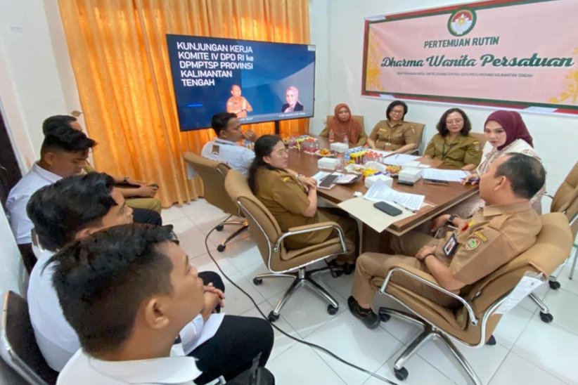 DPMPTSP Kalteng Terima Kunker Anggota DPD RI