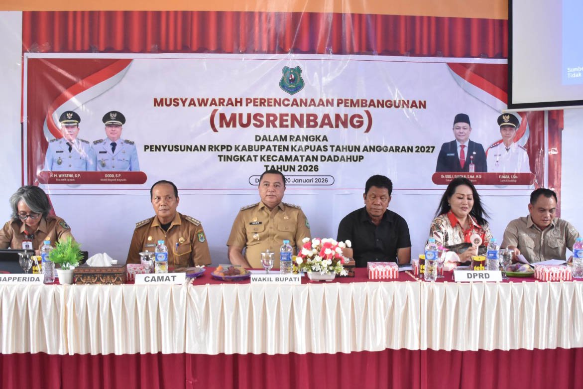 Wabup Kapuas : Musrenbang Bagian dari Tahapan Penyusunan RKPD Kabupaten Kapuas Tahun 2027