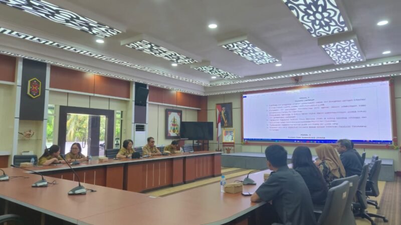 Diskominfosantik dan Bawaslu Kalteng Bahas Rencana Penandatanganan MoU Penguatan Pengawasan Pemilu