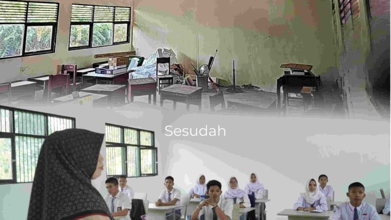 Revitalisasi Sapras SMK Negeri 5 Palangka Raya, Kenyamanan Belajar Meningkat