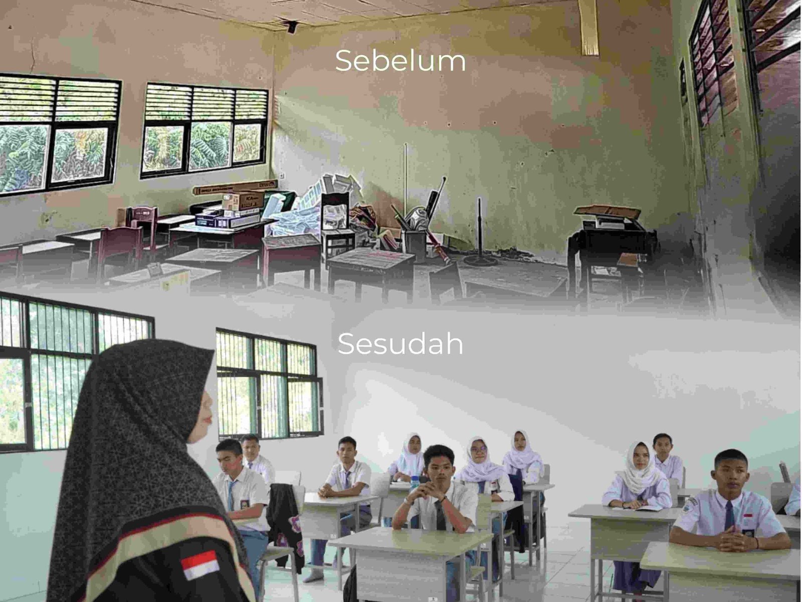 Revitalisasi Sapras SMK Negeri 5 Palangka Raya, Kenyamanan Belajar Meningkat