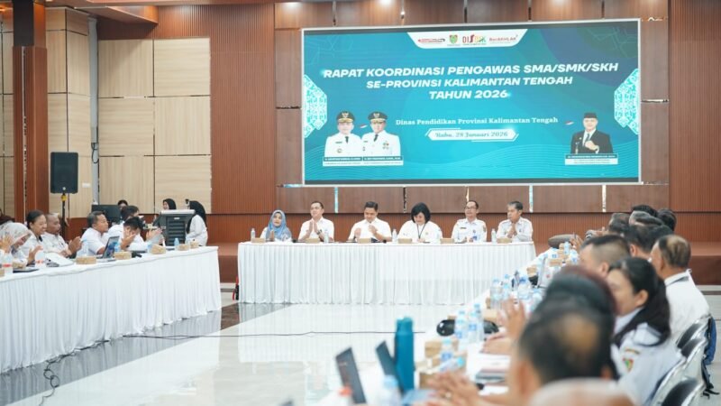 Disdik Gelar Rakor SMA/SMK/SKH Se-Kalteng 2026