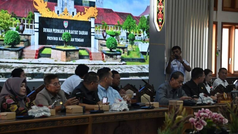 Raker Gabungan DPRD Bersama Pemprov Kalteng Bahas Pembentukan Pansus Tiga Raperda