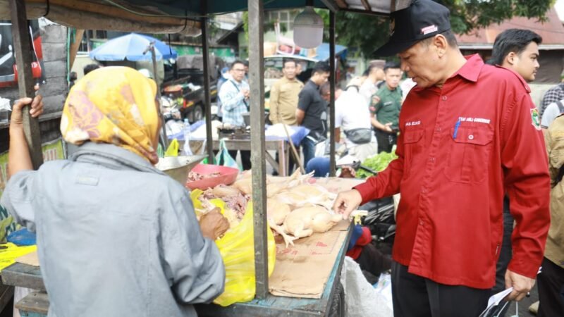 Pemprov Kalteng Lakukan Pemantauan Harga Pangan Jelang Ramadan di Pasar Besar Palangka Raya