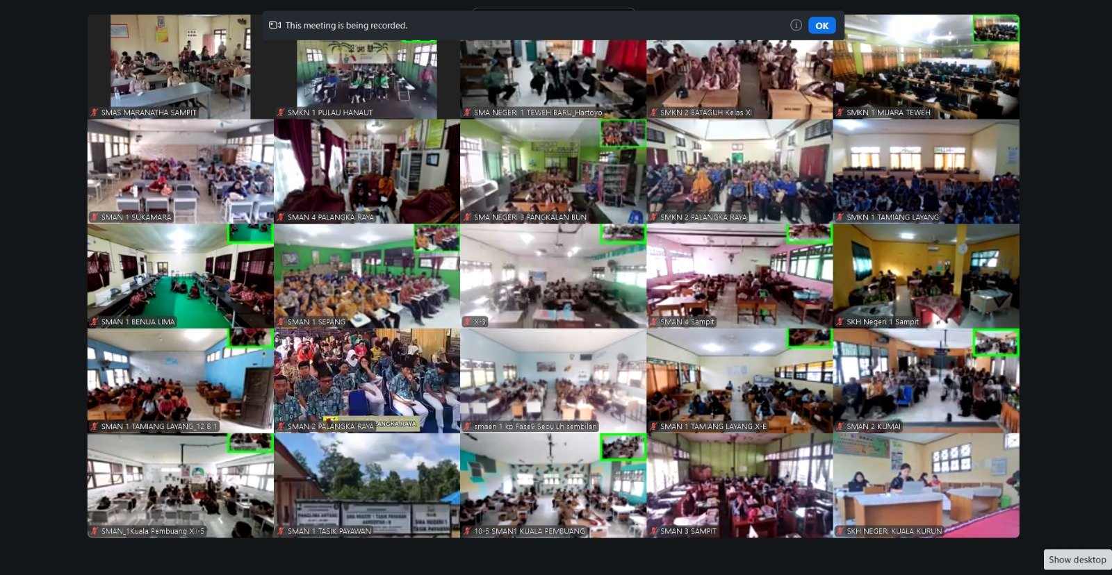 Disdik Kalteng Gelar Sosialisasi Pencegahan Tindak Kekerasan, Intoleransi, Radikalisme, dan Terorisme