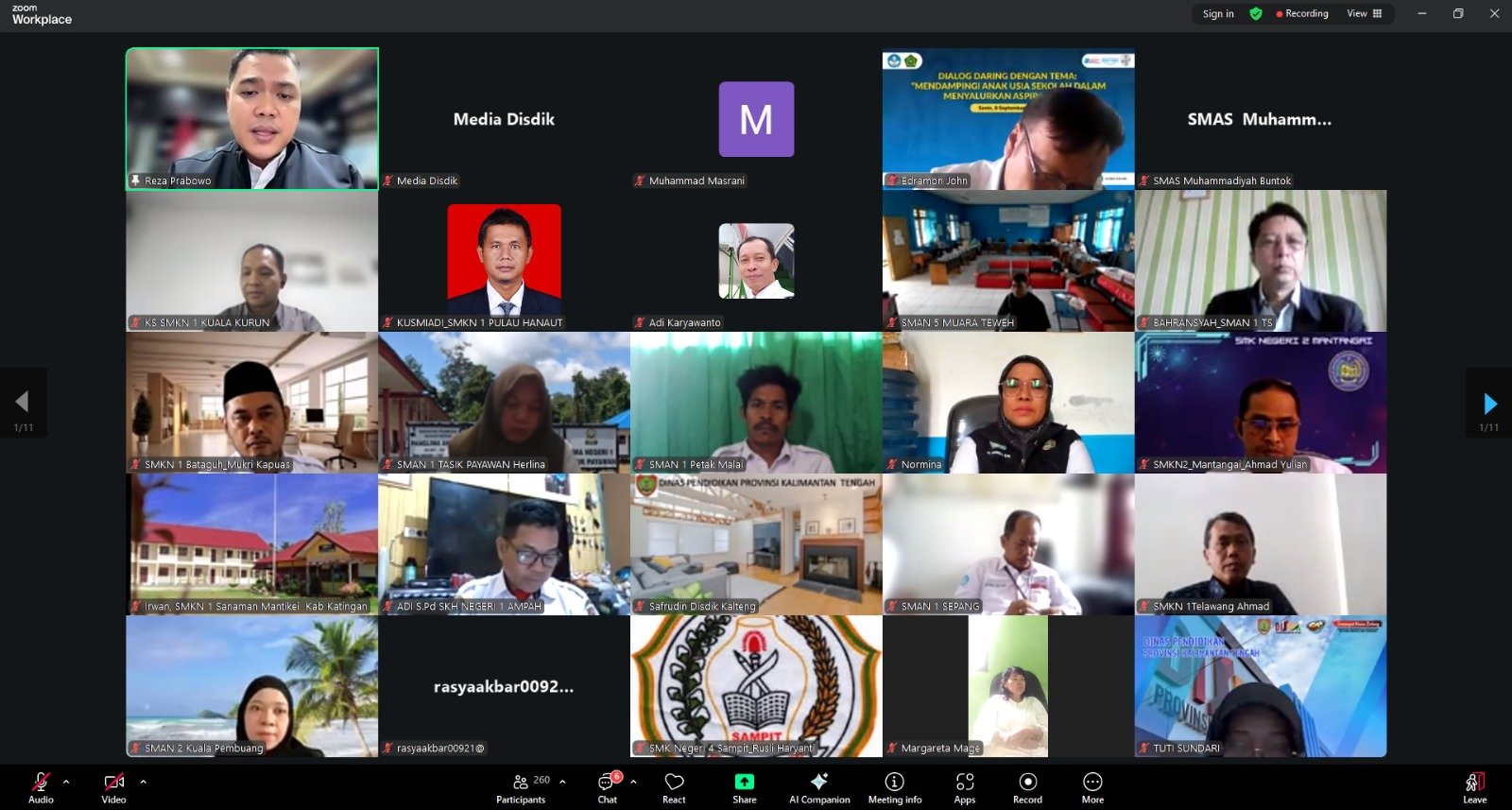 Pimpin Rakor, ‎Plt. Kadisdik Kalteng : Kelas Digital Budaya Kerja Baru di Era Digitalisasi Pendidikan