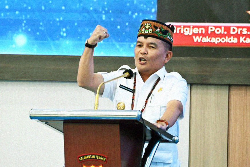 Rapim Polda Kalteng, Gubernur Ajak Jajaran Polda Kalteng Jaga Instegritas dan Profesionalisme