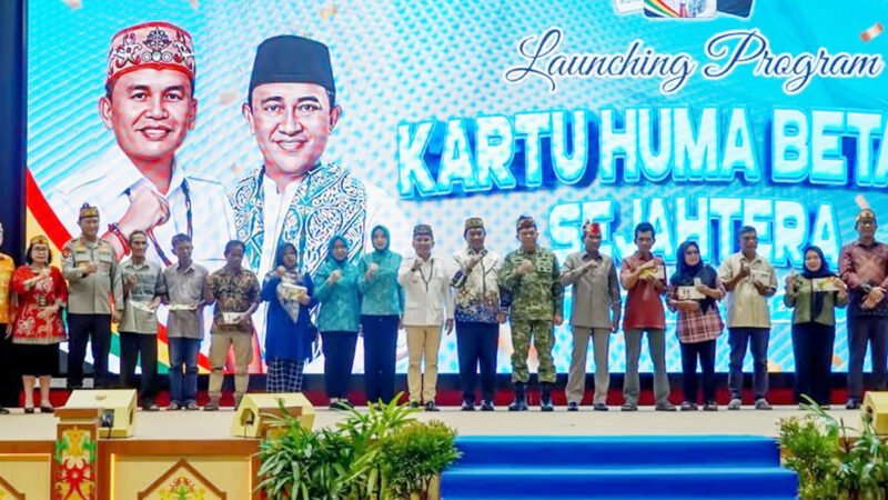 Gubernur Agustiar Sabran Luncurkan KHBS Tepat Setahun Kepemimpinannya Bersama Wagub Edy Pratowo