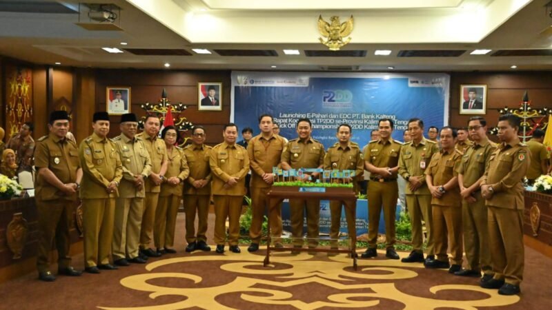 Wagub Launching E-Pahari dan EDC PT. Bank Kalteng dan Rakor TP2DD se-Provinsi Kalteng