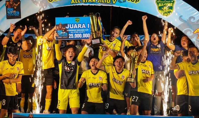 Trikora FC Raih Juara, Gubernur Ramadan Cup Turnamen Mini Soccer All Star Jilid V Resmi Ditutup Wagub
