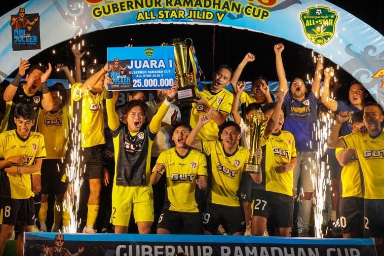 Trikora FC Raih Juara, Gubernur Ramadan Cup Turnamen Mini Soccer All Star Jilid V Resmi Ditutup Wagub