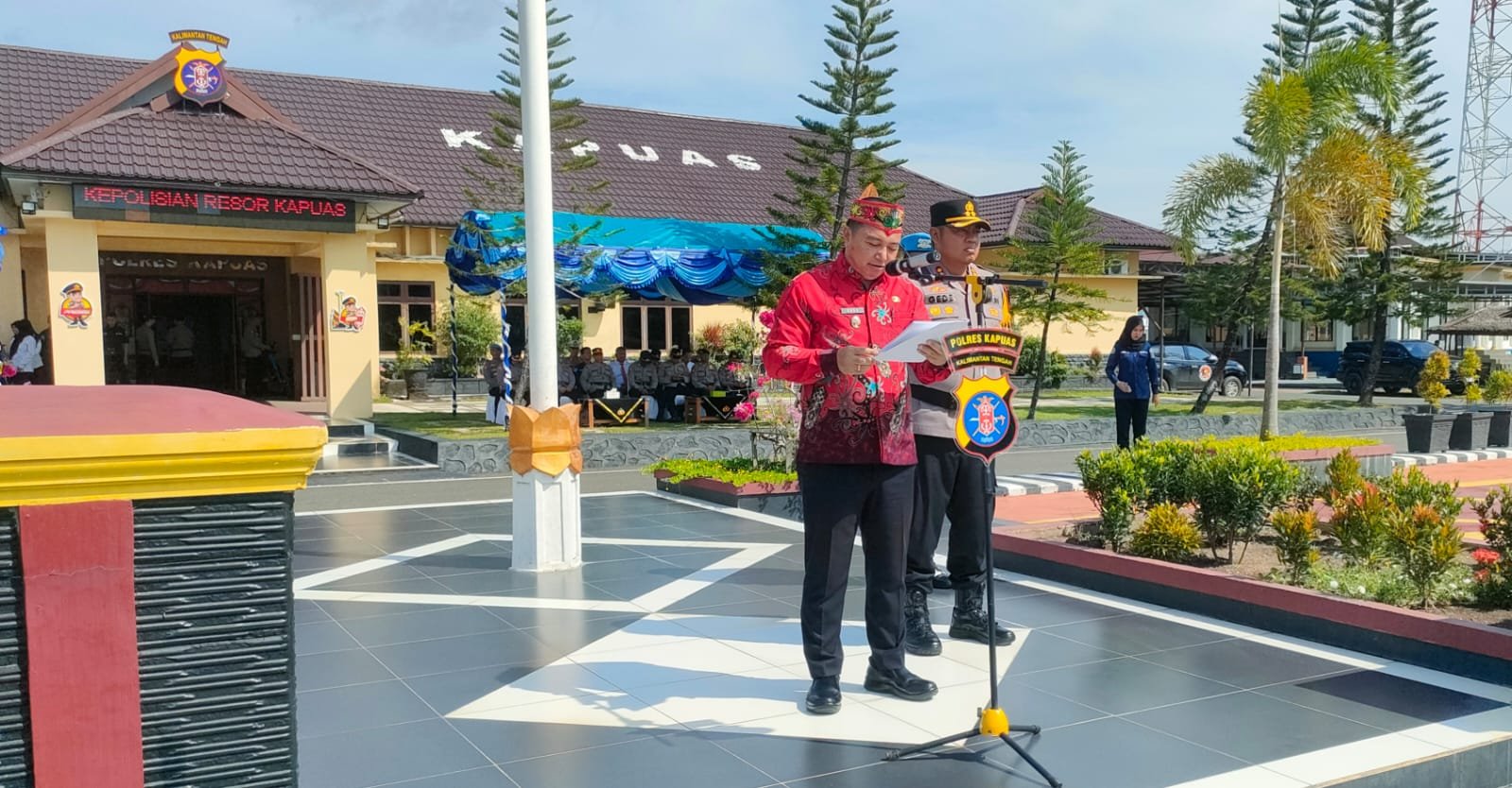 Wabup Kapuas Pimpin Apel Gelar Pasukan Operasi Ketupat Talabang 2026 Jelang Idul Fitri