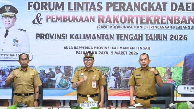 Plt. Sekda Kalteng Buka Forum Lintas Perangkat Daerah RKPD Tahun 2027 dan Rakortekrenbang Tahun 2026