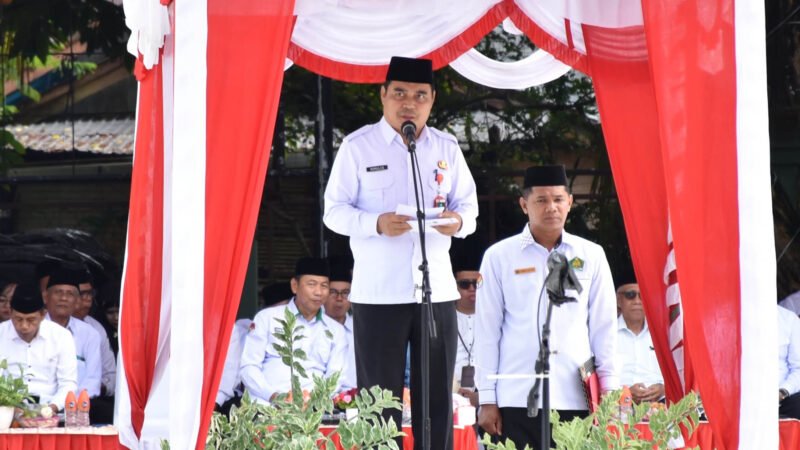 Asisten I Setda Kapuas Pimpin Upacara HAB ke-80 Kemenag RI