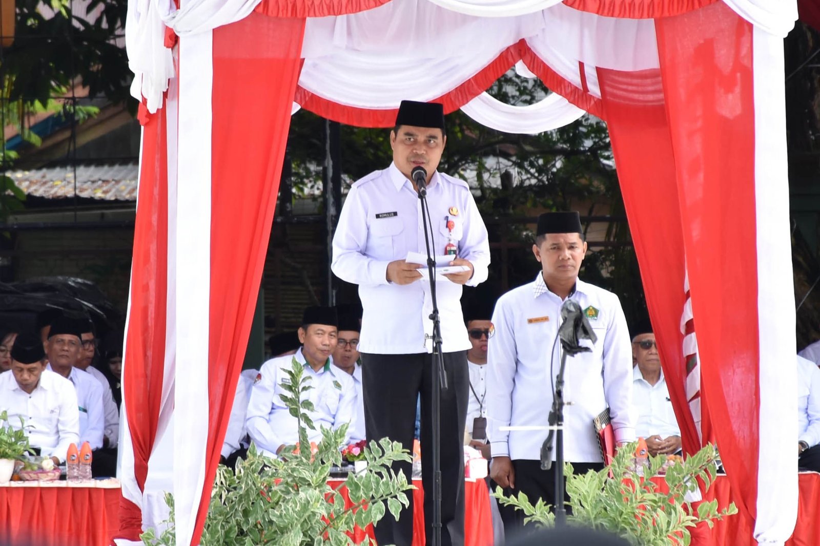 Asisten I Setda Kapuas Pimpin Upacara HAB ke-80 Kemenag RI