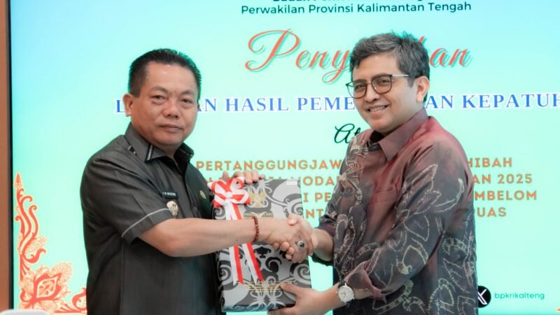 Bupati Kapuas Terima LHP BPK RI Perwakilan Kalteng