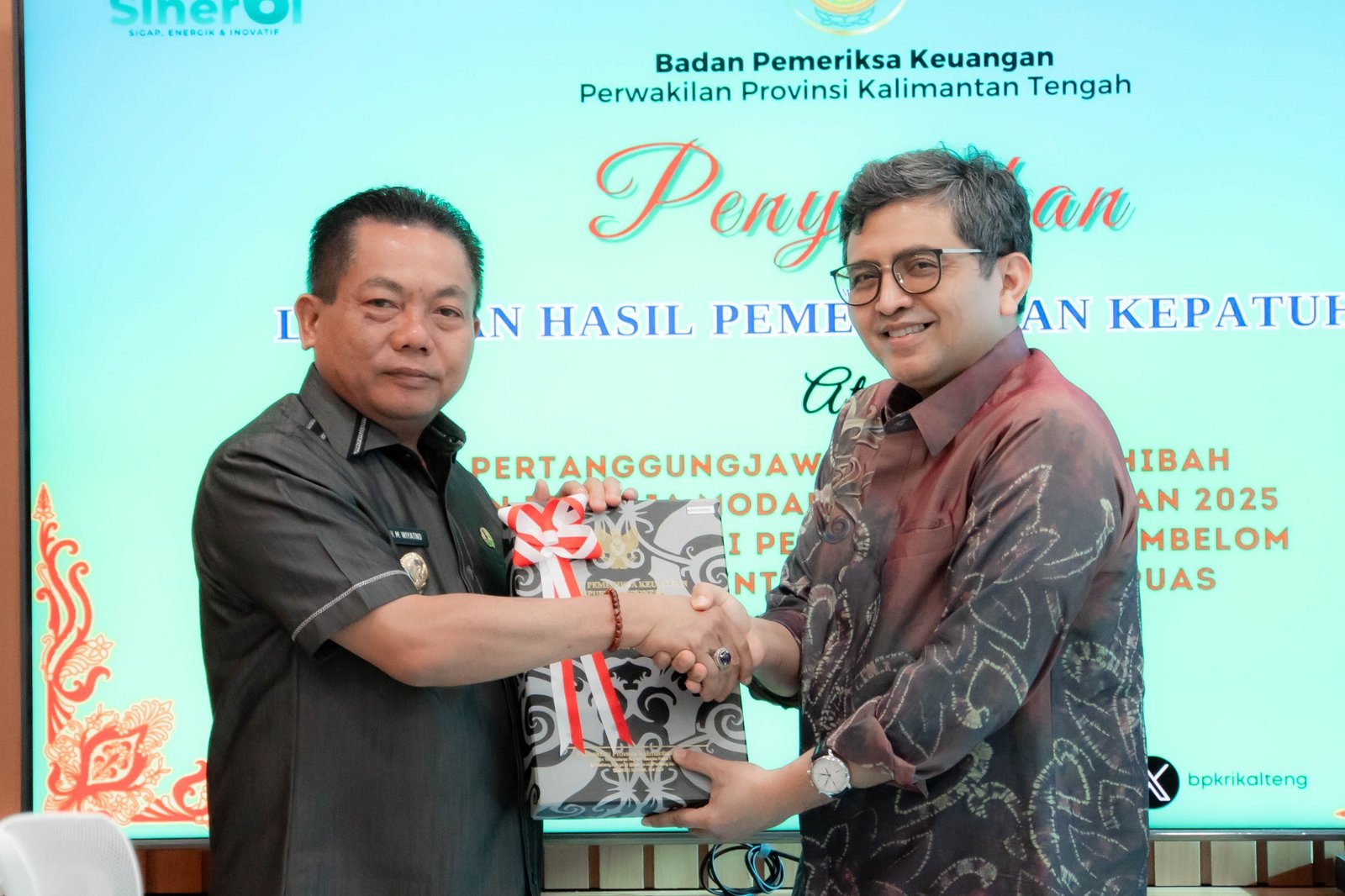 Bupati Kapuas Terima LHP BPK RI Perwakilan Kalteng
