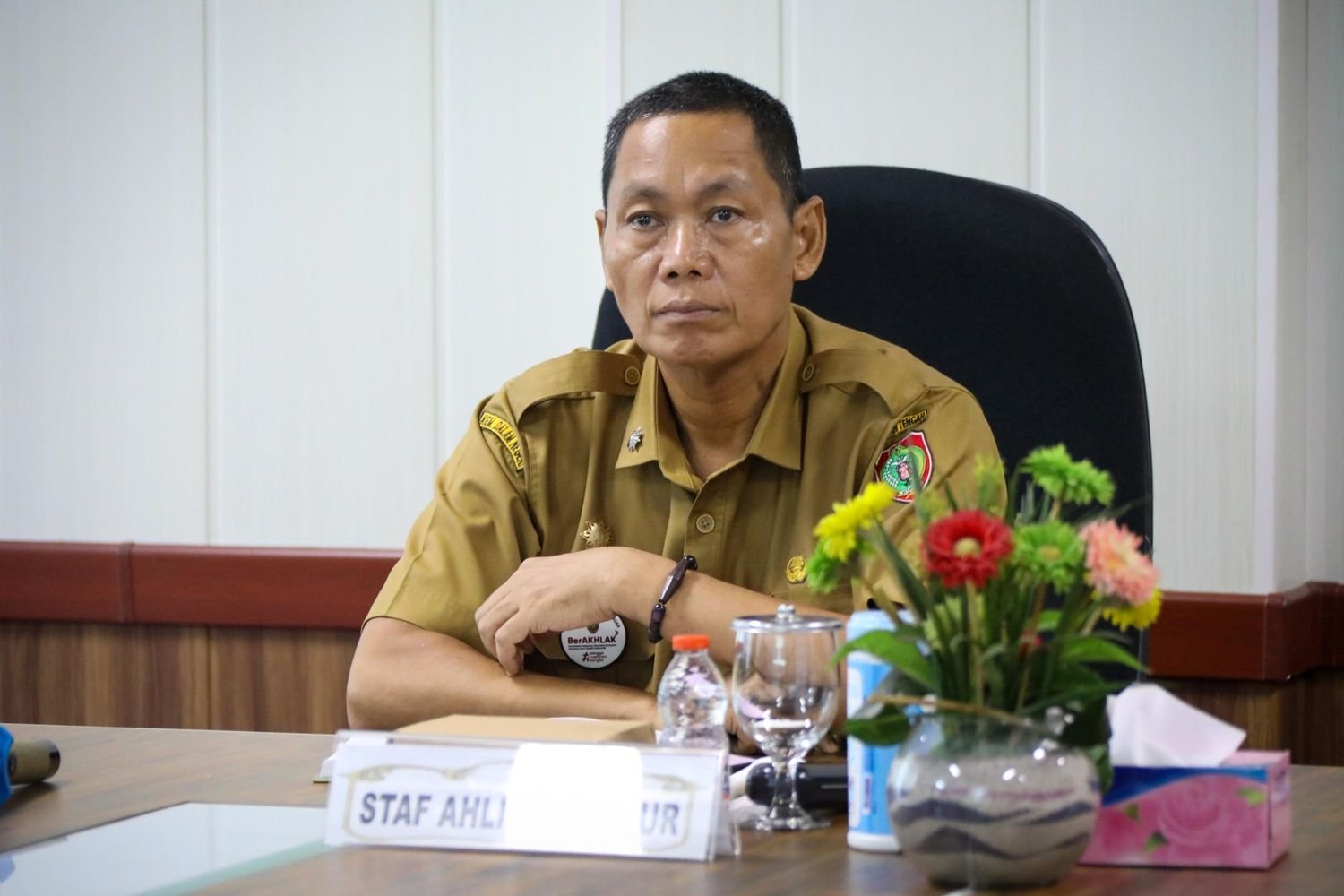 Ikuti Rakor Bersama Kemendagri, Sahli Yuas Elko Tekankan Pentingnya Atasi Inflasi di Daerah