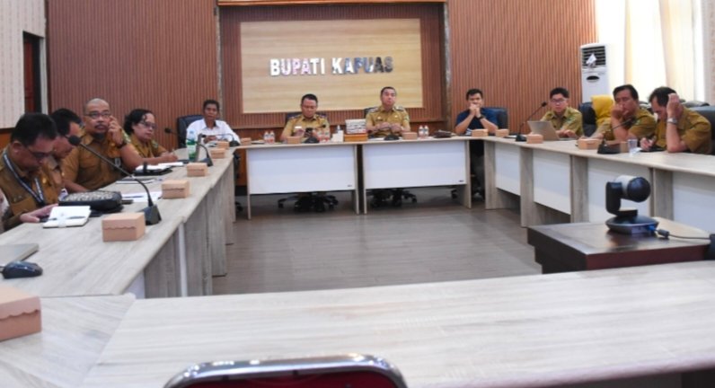 Pemkab Kapuas Ikuti Rakor Pengendalian Inflasi Tahun 2026 Secara Virtual