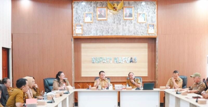 Sekda Kapuas Pimpin Rakor Pengembangan Jalan dan Pembahasan Aset Daerah